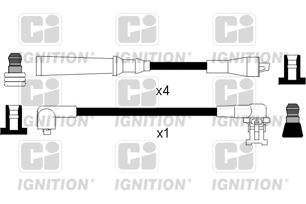 Kit de câbles d'allumage QUINTON HAZELL XC267