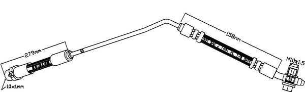 Flexible de frein JURATEK JBH1022L