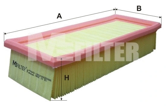 Filtre à air MFILTER K 222