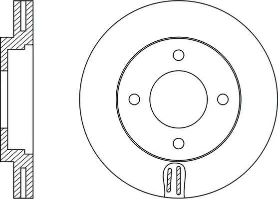 Disque de frein FIT FR0639V