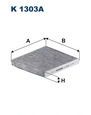 Filtre, air de l'habitacle FILTRON K 1303A