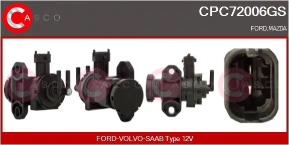 Transmetteur de pression, contrôle des gaz d'échappement CASCO CPC72006GS