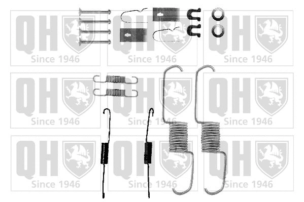 Kit d'accessoires, mâchoire de frein QUINTON HAZELL BFK391