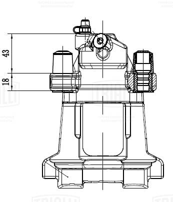 Étrier de frein TRIALLI CF 052269