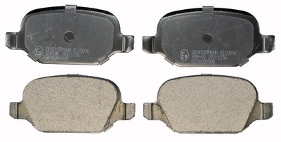 Kit de plaquettes de frein, frein à disque DENCKERMANN B110896