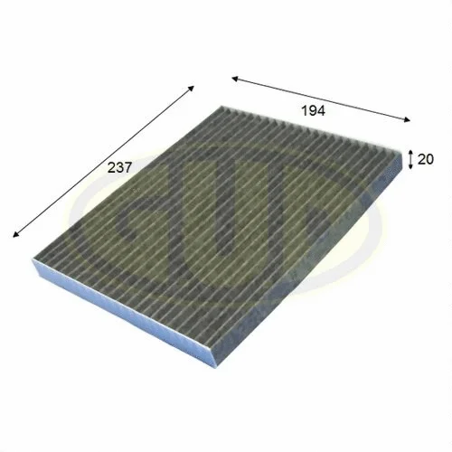 Filtre, air de l'habitacle G.U.D. GCF24004C