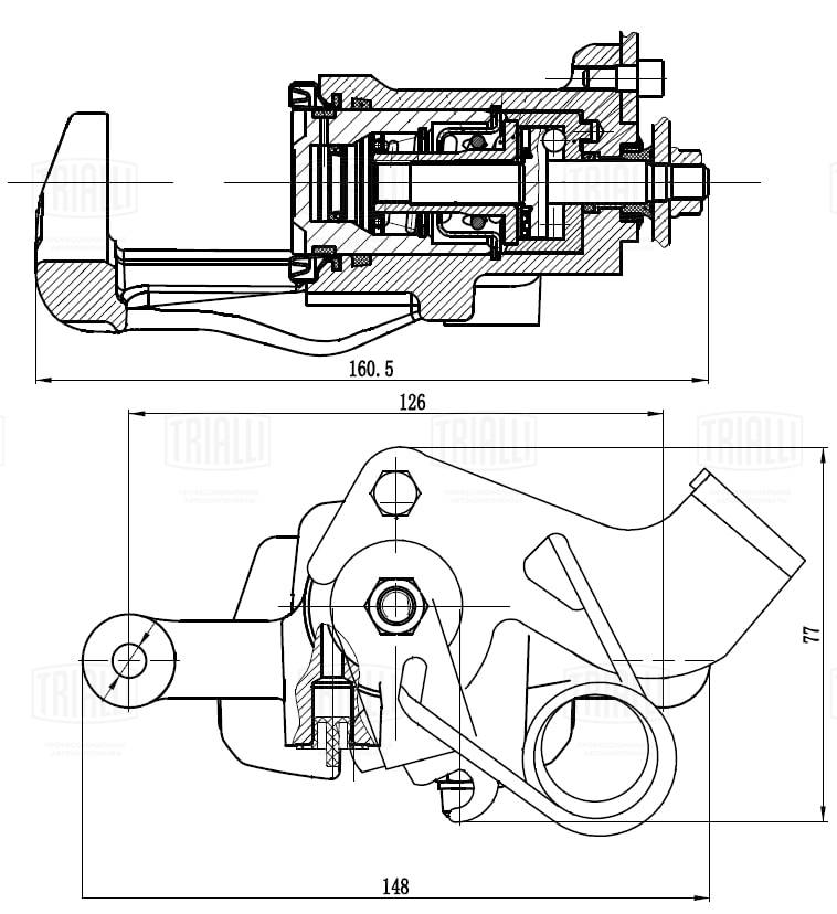 Étrier de frein TRIALLI CF 032019
