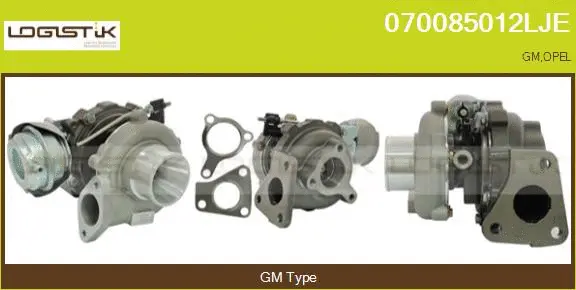Turbocompresseur, suralimentation LGK 070085012LJE