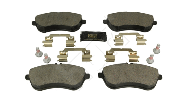 Kit de plaquettes de frein, frein à disque HART 248 968