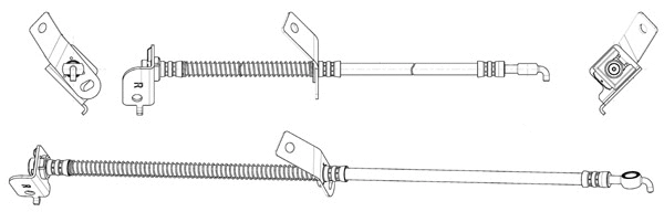 Flexible de frein CEF 512734