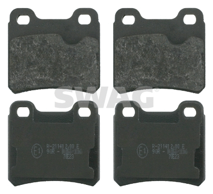 Kit de plaquettes de frein, frein à disque SWAG 40 91 6135