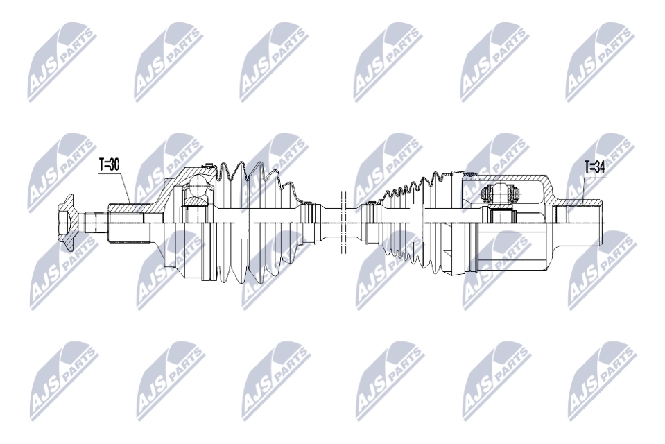 Arbre de transmission NTY NPW-ME-180