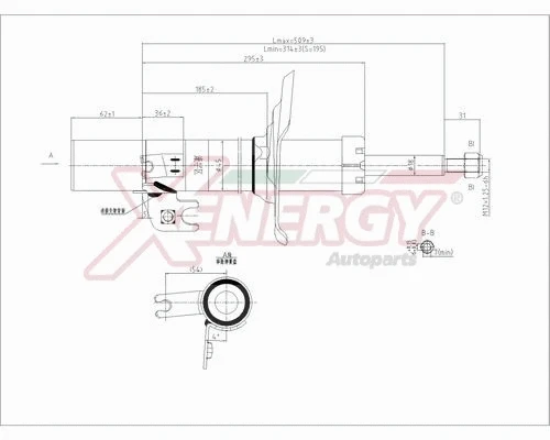 Amortisseur AP XENERGY X808332