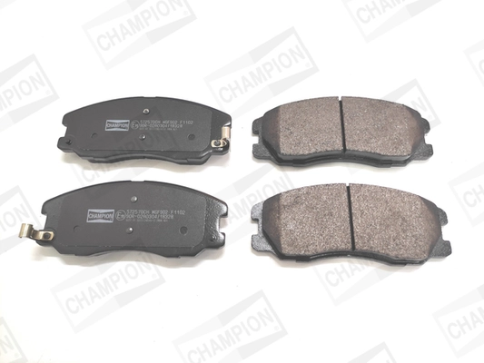 Kit de plaquettes de frein, frein à disque CHAMPION 572570CH