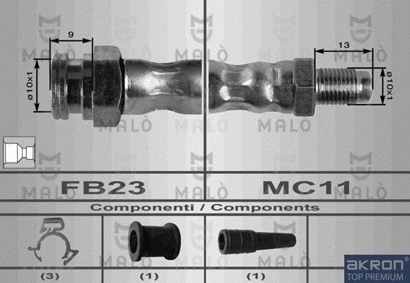 Flexible de frein AKRON-MALÒ 8411