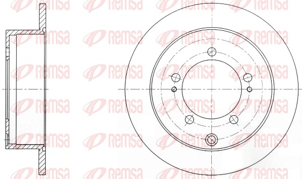 Disque de frein REMSA 6903.00
