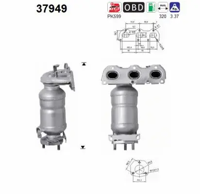Catalyseur AS 37949
