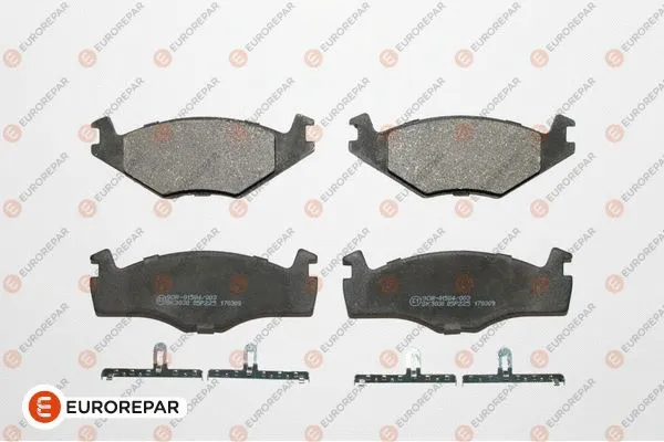 Kit de plaquettes de frein, frein à disque EUROREPAR 1617248080