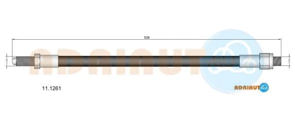 Flexible de frein ADRIAUTO 11.1261