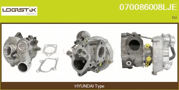 Turbocompresseur, suralimentation LGK 070086008LJE