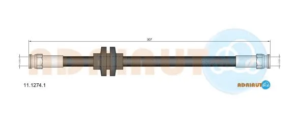 Flexible de frein ADRIAUTO 11.1274.1