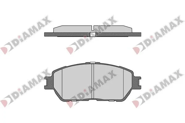 Kit de plaquettes de frein, frein à disque DIAMAX N09709