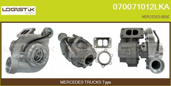 Turbocompresseur, suralimentation LGK 070071012LKA