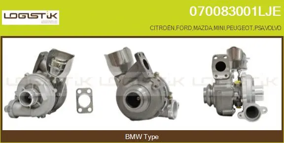 Turbocompresseur, suralimentation LGK 070083001LJE