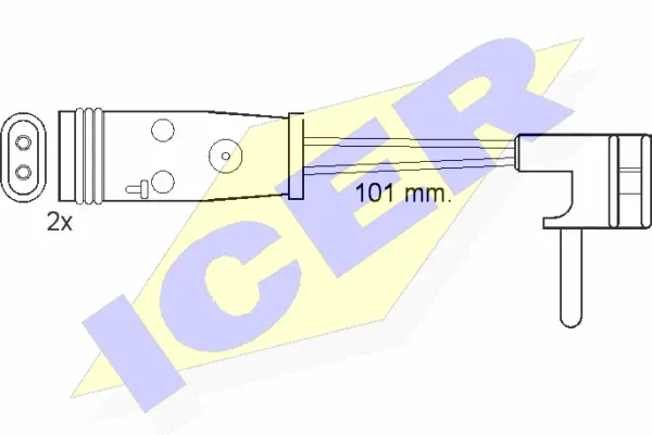 Contact d'avertissement, usure des plaquettes de frein ICER 610332 E C