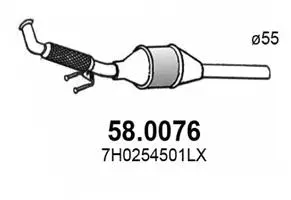 Catalyseur ASSO 58.0076