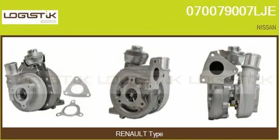 Turbocompresseur, suralimentation LGK 070079007LJE