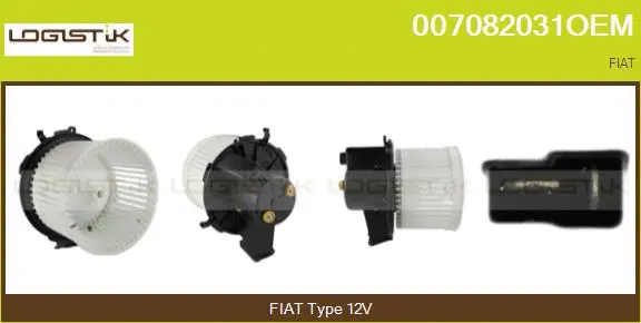Pulseur d'air habitacle LGK 007082031OEM