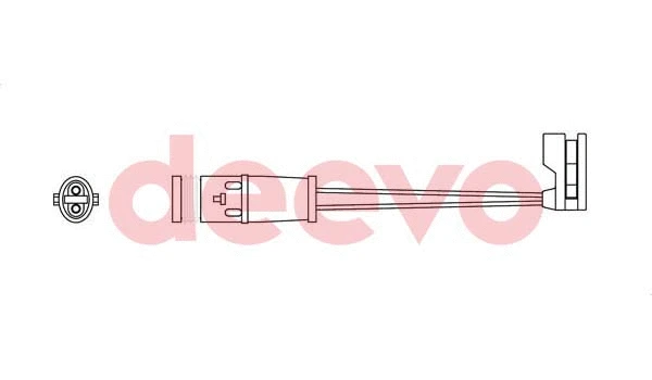 Contact d'avertissement, usure des plaquettes de frein DEEVO BW11600