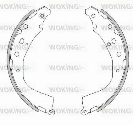 Mâchoire de frein WOKING Z4623.00