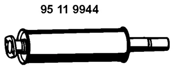 Silencieux central EBERSPÄCHER 95 11 9944