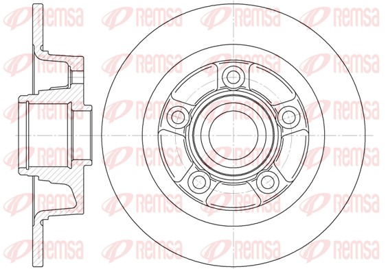 Disque de frein REMSA 61115.00