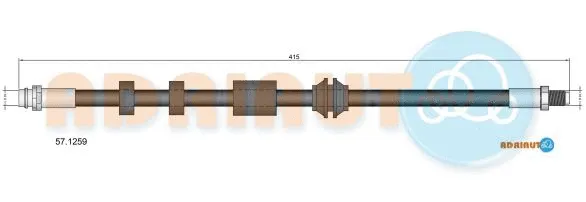 Flexible de frein ADRIAUTO 57.1259