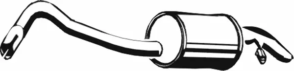 Silencieux arrière ASMET 07.062