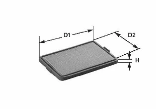Filtre à air CLEAN FILTERS MA1169