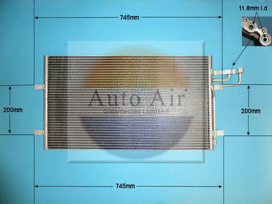 Condenseur, climatisation AUTO AIR GLOUCESTER 16-1311