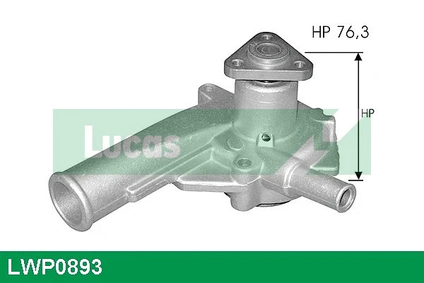 Pompe à eau, refroidissement du moteur LUCAS LWP0893