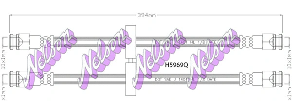 Flexible de frein BROVEX-NELSON H5969Q