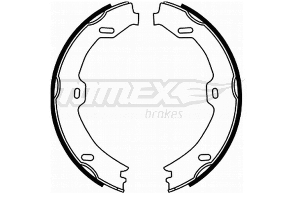 Jeu de mâchoires de frein TOMEX Brakes TX 21-72