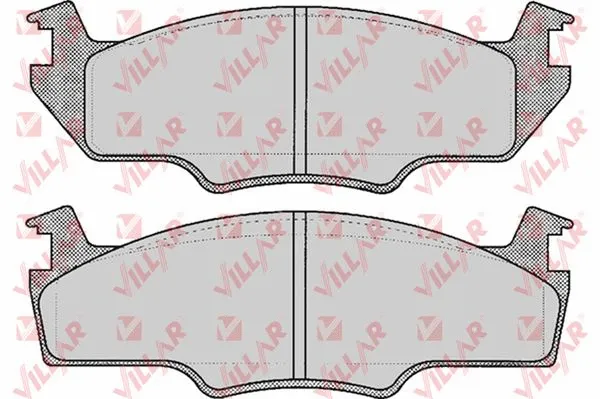 Kit de plaquettes de frein, frein à disque VILLAR 626.0226