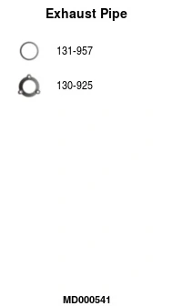 Tuyau d'échappement FA1 MD000541
