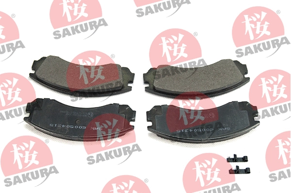 Kit de plaquettes de frein, frein à disque SAKURA 600-50-4315