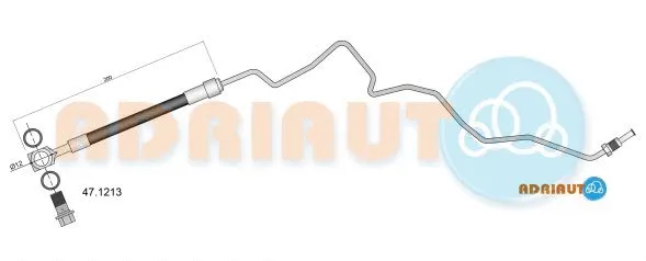 Flexible de frein ADRIAUTO 47.1213