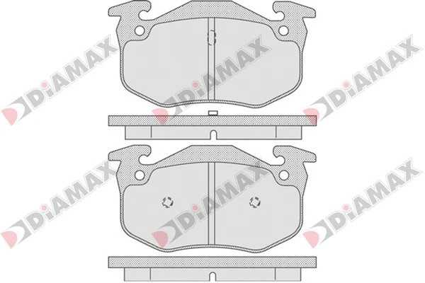 Kit de plaquettes de frein, frein à disque DIAMAX N09092