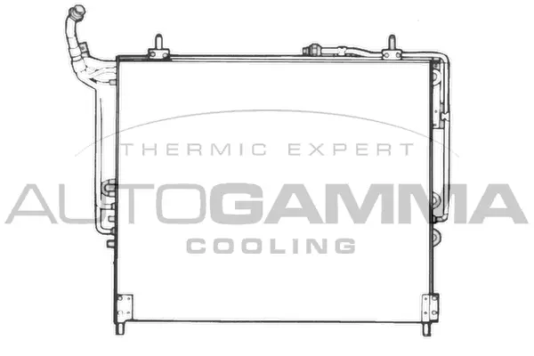 Condenseur, climatisation AUTOGAMMA 101579