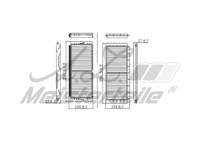Filtre, air de l'habitacle A.Z. Meisterteile AZMT-41-010-1615
